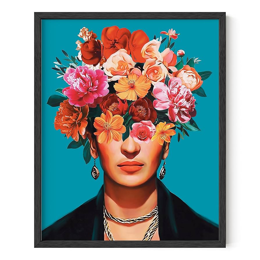 【ポスター】フリーダ・カーロ Frida Kahlo (A1サイズ) フリーダ・カーロの花畑のアートポスター | Poster Store JP
